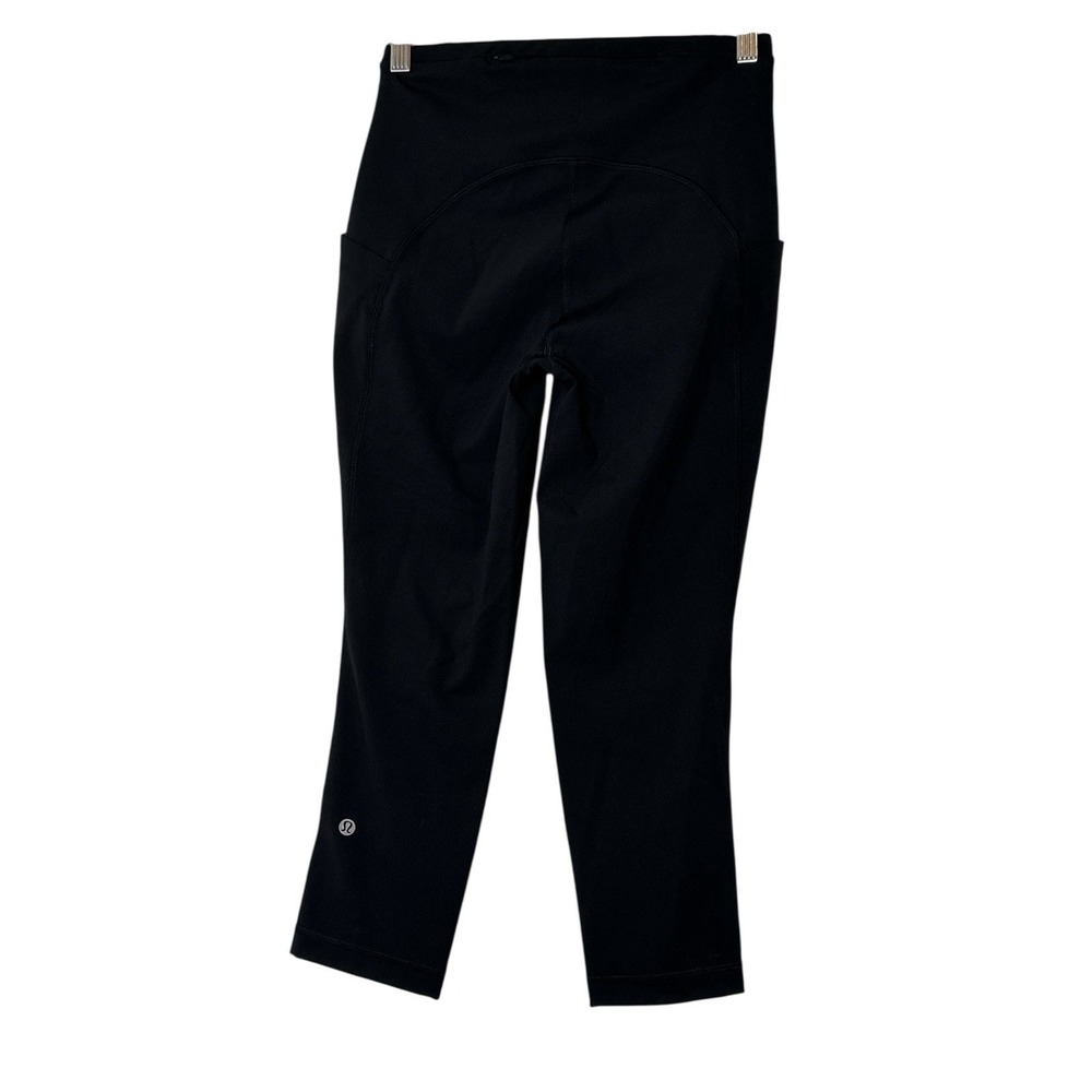 Lululemon Leggings Women's Size 6 Black Pockets Athleisure Gym Workout Stretch